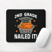 2e klas nailed it basketbalspeler Afstuderen B Muismat (Met muis)
