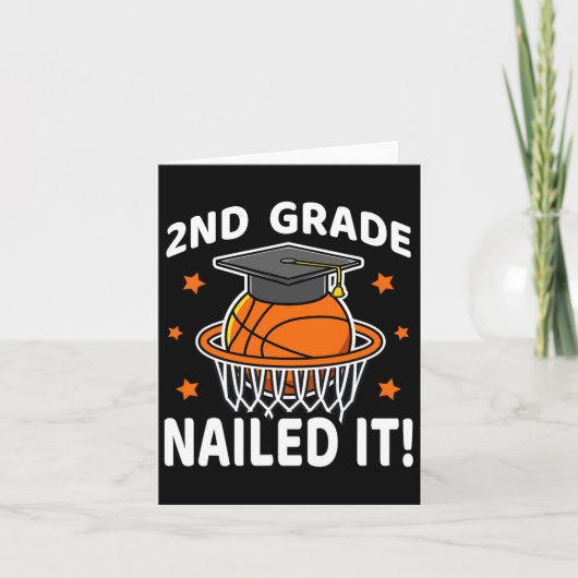 2e klas nailed it bysketbyll speler Afstuderen b Kaart (Voorkant)
