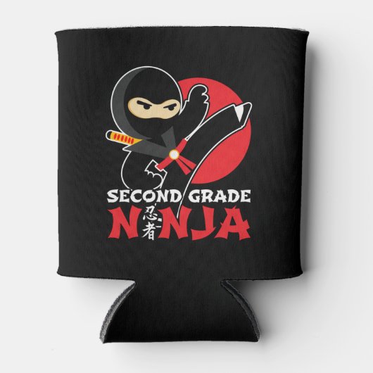2e klas ninja trap eerste dag terug naar school blikjeskoeler (Voorkant)
