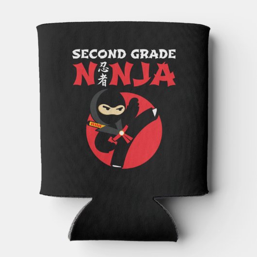 2e klas ninja trap eerste dag terug naar school blikjeskoeler (Achterkant)