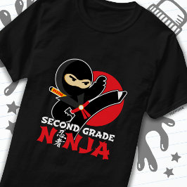 2e klas ninja trap eerste dag terug naar school t-shirt