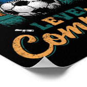 2e klas niveau compleet Voetbal Jongen Meisje Laat Poster (Hoek)