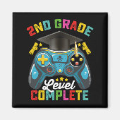 2e klas niveau complete Afstuderen gaming gamer Magneet (Voorkant)