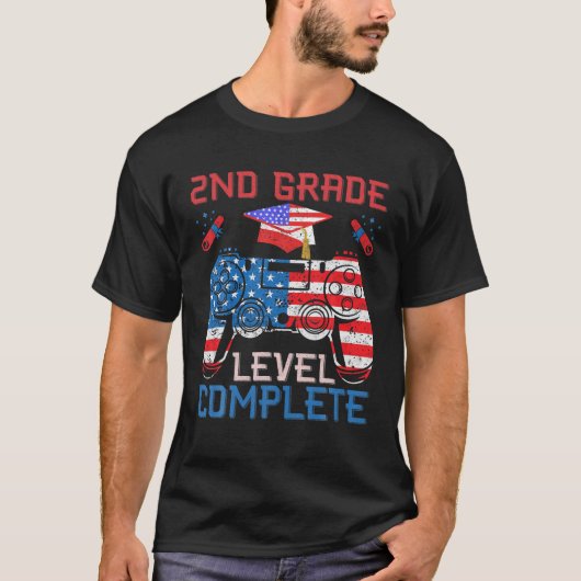 2e klas niveau complete klas van 2022 Amerikaanse T-shirt (Voorkant)