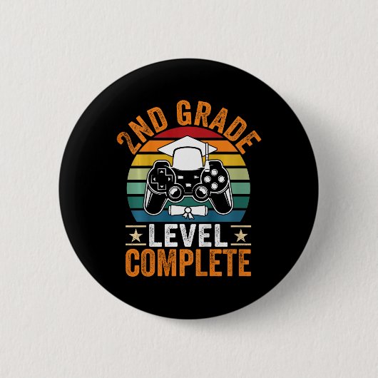 2e klas niveau complete Schattigee gamer CL van 20 Ronde Button 5,7 Cm (Voorkant)