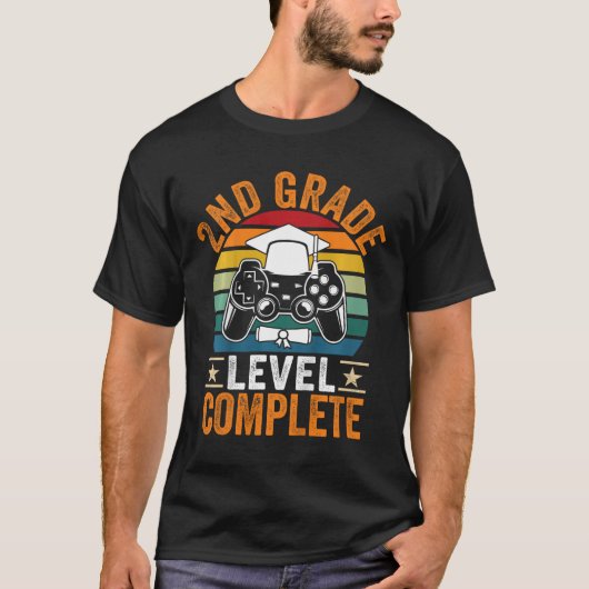 2e klas niveau complete Schattigee gamer CL van 20 T-shirt (Voorkant)
