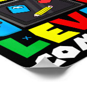 2e klas niveau complete videogame laatste dag van poster (Hoek)