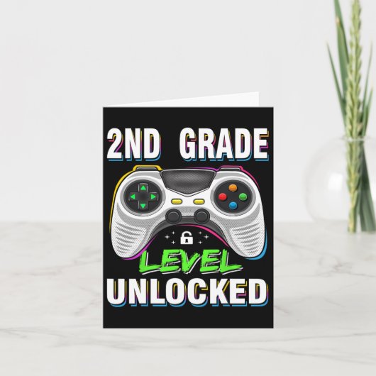 2e klas niveau ontgrendeld videogame Byck naar sch Kaart (Voorkant)