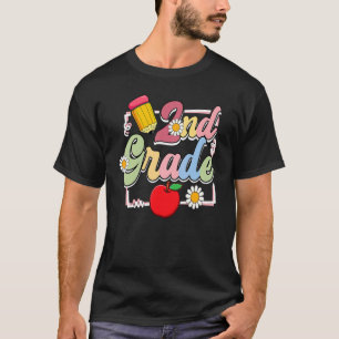 2e klas potlood Apple student leraar terug naar SC T-shirt