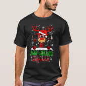 2e klas rendierentuin kerstleraar Pajama T-shirt (Voorkant)