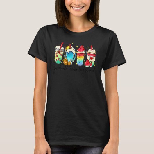 2e klas school Watermelon Smoothies T-shirt (Voorkant)