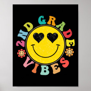 2e klas sfeer gelukkig gezicht glimlach cadeau ter poster