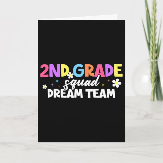 2e klas Squad Droomteam Leraar Student Ck naar S Kaart (Voorkant)