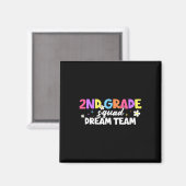 2e klas squad droomteam leraar student terug naar  magneet (Voorkant / Achterkant)
