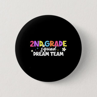 2e klas squad droomteam leraar student terug naar  ronde button 5,7 cm