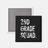 2e klas squad terug naar school leerling leraar magneet (Voorkant / Achterkant)