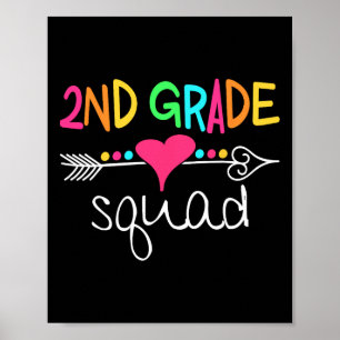 2e klas squad tweede leraar studententeam Ck naar Poster