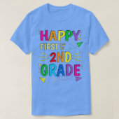 2e klas tweede gelukkige eerste dag van de school t-shirt (Design voorkant)