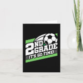 2e klas voetbal Football eerste dag terug naar sch Kaart (Voorkant)