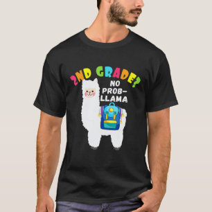 2E LEERJAAR Geen Probleem Lama Eerste Dag Van Scho T-shirt