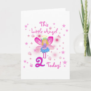 2e Little Angel Birthday T-shirts en Gifts Kaart