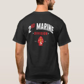 2e Marine Divisie "De Stille Tweede" Custom T-shirt (Achterkant)