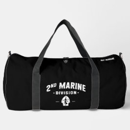 2e Marine Divisie Stille Tweede Distressed Black Plunjezak