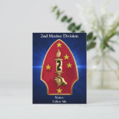 2e mrt. Div Briefkaart (Staand voorkant)