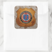 2e MSOB [3D] Vierkante Sticker (Tas)