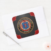 2e MSOB [3D] Vierkante Sticker (Envelop)