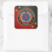 2e MSOB [3D] Vierkante Sticker (Tas)