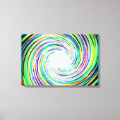 2e Multi-Colour Spark Swirl Canvas Afdruk (Voorkant)