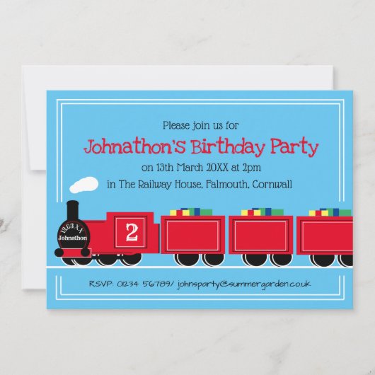 2e (of enige leeftijd) verjaardagscarrière kaart (Voorkant)