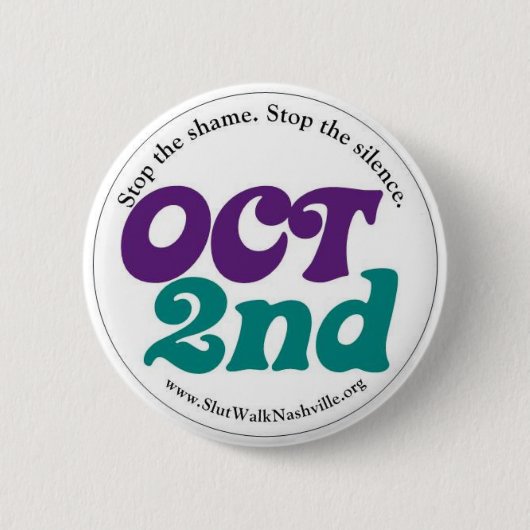 2e okt. ronde button 5,7 cm (Voorkant)