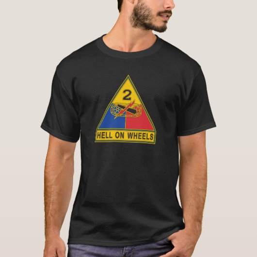 2e pantserdivisie (2e AD) T-shirt (Voorkant)