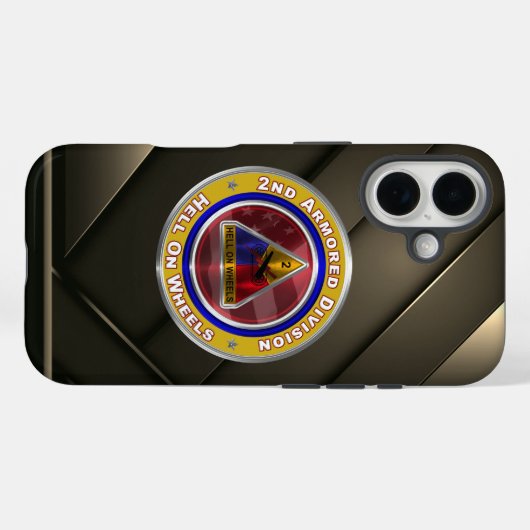 2e pantserdivisie Case-Mate iPhone case (Achterkant (horizontaal))