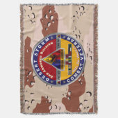 2e pantserdivisie Desert Storm Veteraan Deken (Voorkant Verticaal)