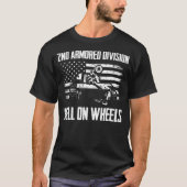2e pantserdivisie Hell on Wheels T-shirt (Voorkant)