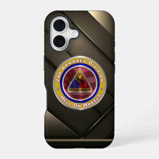 2e Pantserdivisie iPhone 16 Hoesje (Achterkant)