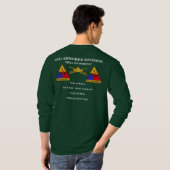 2e pantserdivisie T-shirt lange hoes (Achterkant volledig)