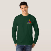 2e pantserdivisie T-shirt lange hoes (Voorkant volledig)