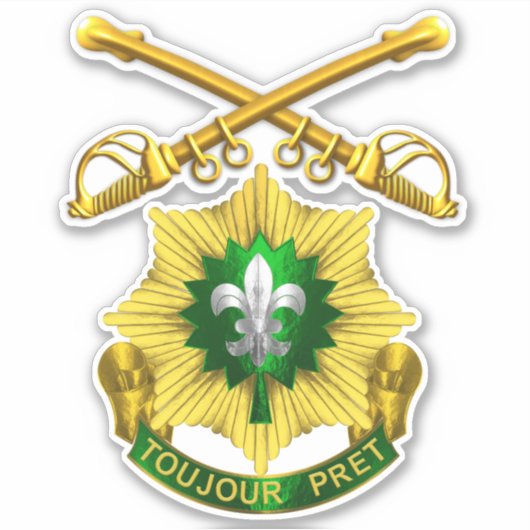 2e Pantserregiment ACR Sticker (Voorkant)