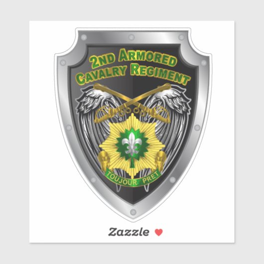 2e Pantserregiment ACR Sticker (Vel)