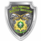 2e Pantserregiment ACR Sticker (Voorkant)