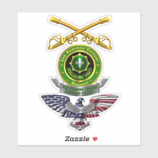 2e Pantserregiment ACR Sticker (Vel)