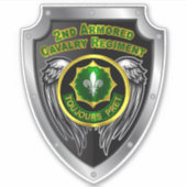 2e Pantserregiment ACR Sticker (Voorkant)