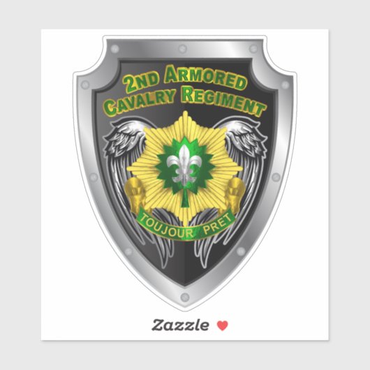 2e Pantserregiment ACR Sticker (Vel)