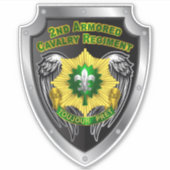 2e Pantserregiment ACR Sticker (Voorkant)