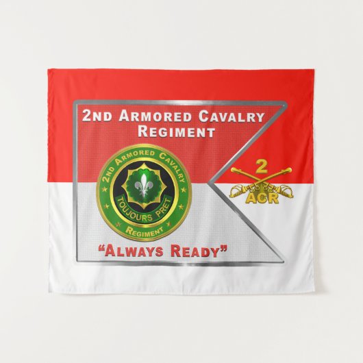2e Pantserregiment ACR Wandkleed (Voorkant (horizontaal))