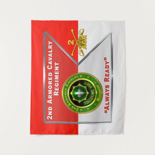 2e Pantserregiment ACR Wandkleed (Voorkant)